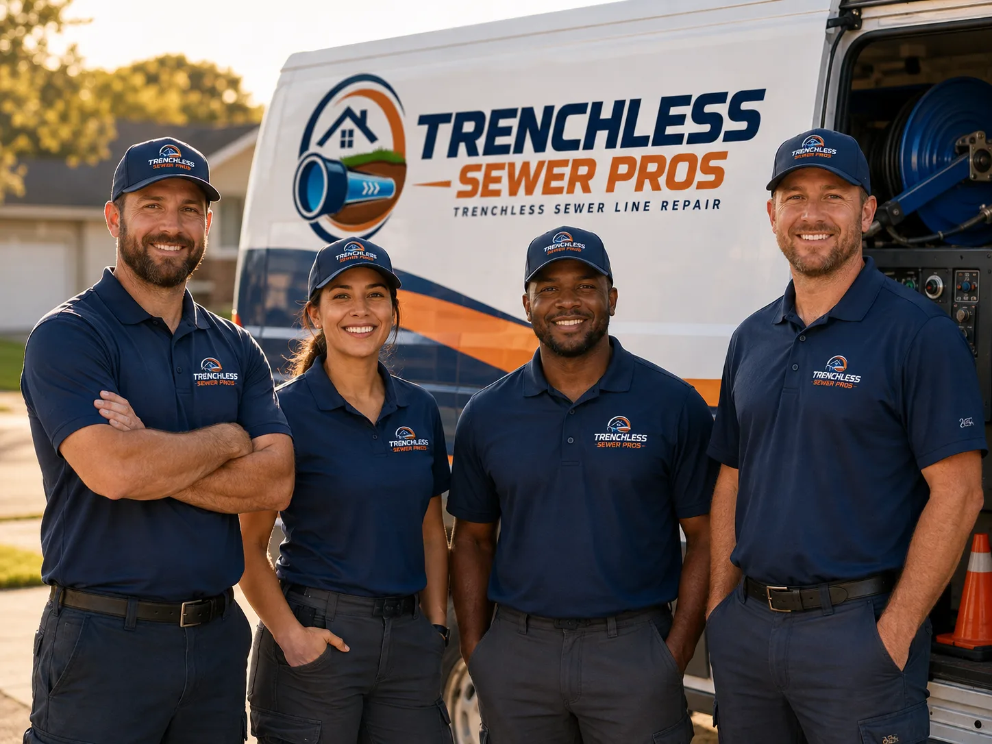 Trenchless Sewer Repair company in Round Mountain, TX